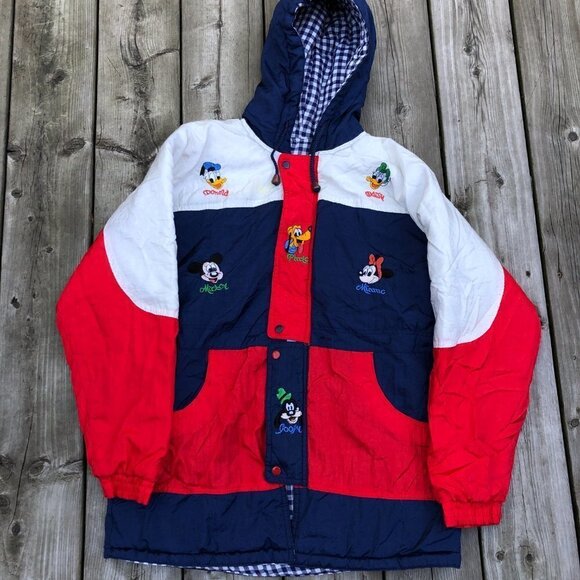 Vintage Hello Kitty X Disney Mickey Mouse Embroidered Reversible Jacket - Picture 9 of 16